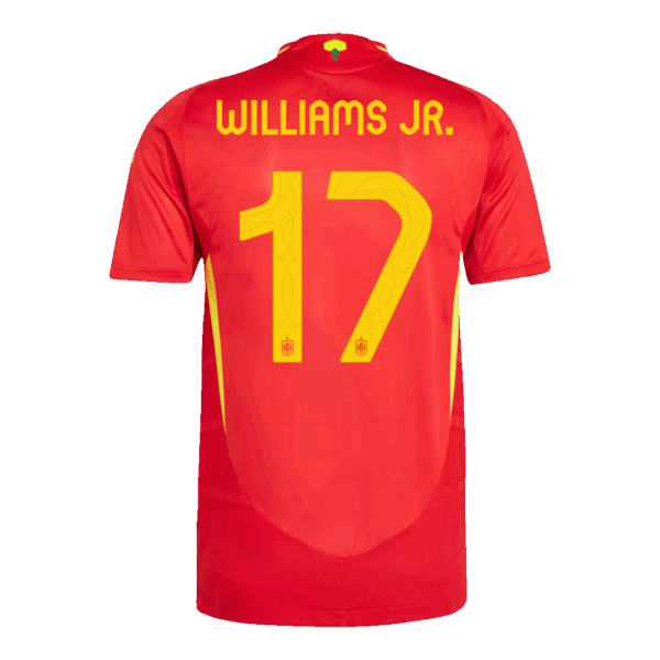 WILLIAMS JR. #17 Spain Home Jersey Player Version Euro 2024 - Image 3