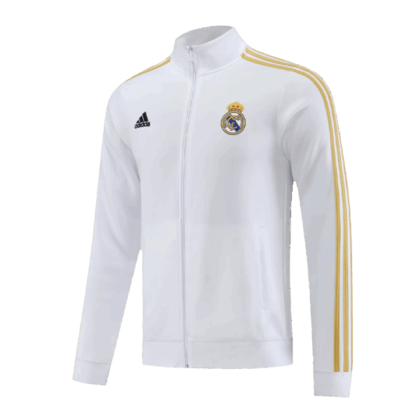 Real Madrid Training Kit Jacket+Pants White 2023/24 - Image 5