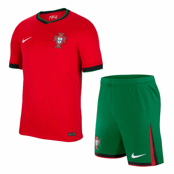 [Super Replica] Portugal Home Kit(Jersey+Shorts) Euro 2024
