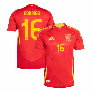 RODRIGO #16 Spain Home Jersey Player Version Euro 2024
