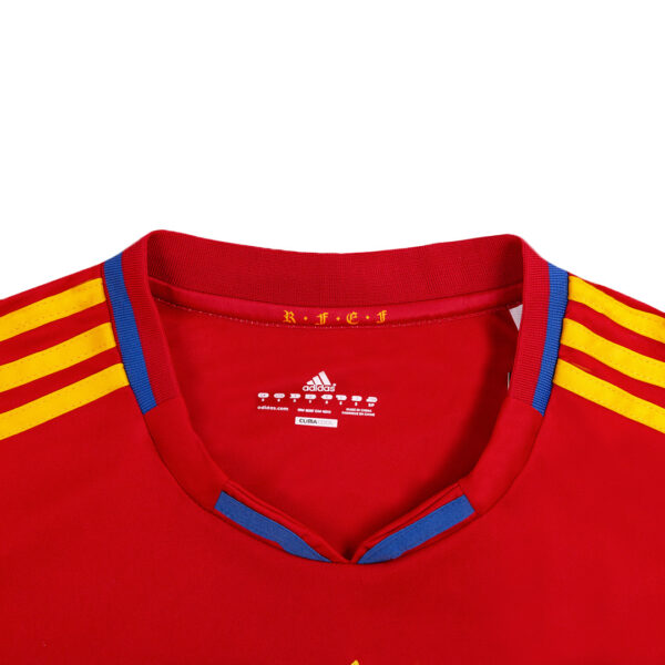 DAVID VILLA #7 Retro Spain Home Jersey 2010 - Image 3