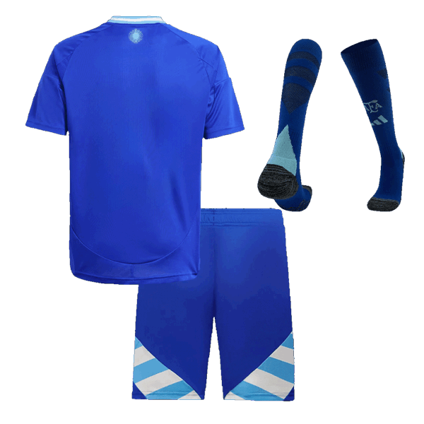 Kids Argentina Away Full Kit(Jersey+Shorts+Socks) Copa America 2024 - Image 2