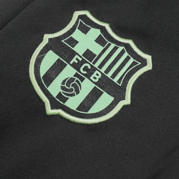 Kids Barcelona Zipper Sweat Kit(Top+Pants) Blue 2024/25 - Image 14
