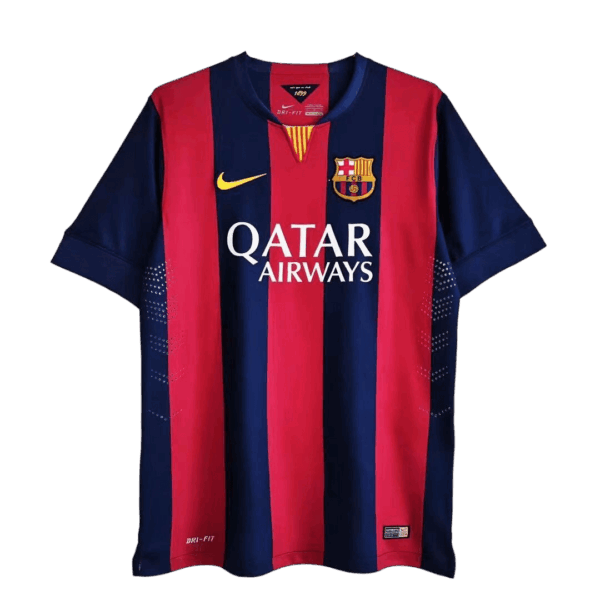 Neymar Jr #11 Barcelona Retro Home Jersey 2014/15 - Image 3