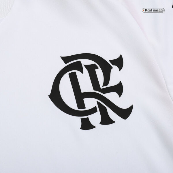 CR Flamengo Pre-Match Jersey White Replica 2023/24 - Image 6
