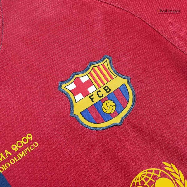 Barcelona UCL Final Retro Home Jersey 2008/09 - Image 10