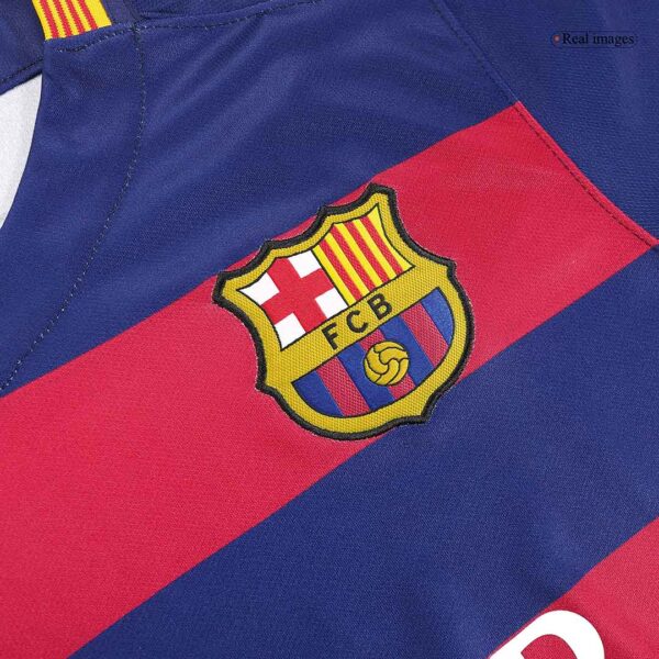Su??rez #9 Retro Barcelona Home Jersey 2015/16 - Image 6