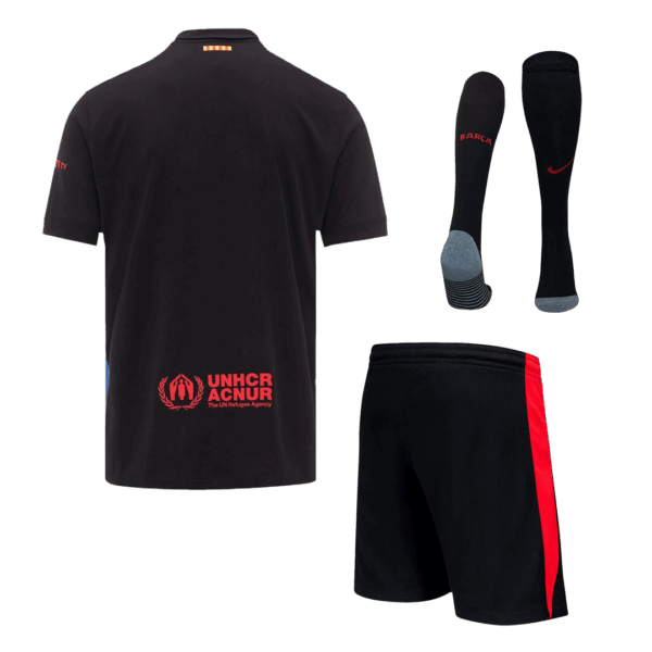 Barcelona Away Spotify Logo Without Text Full Kit 2024/25 - Image 3