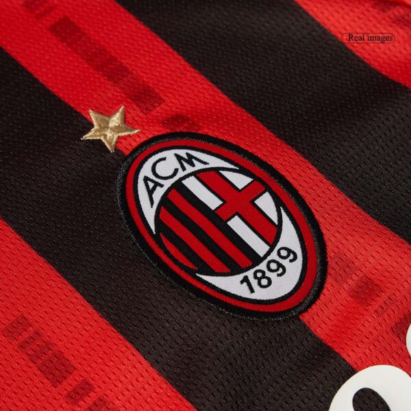 AC Milan Home Long Sleeve Jersey 2024/25 - Image 6