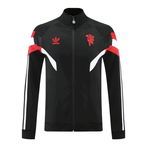 Manchester United Training Kit (Jacket+Pants) Black 2024/25 - Image 4