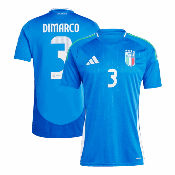 [Super Replica] DIMARCO #3 Italy Home Jersey Euro 2024 - Image 3