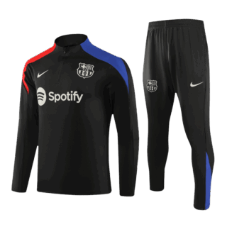 Barcelona Zipper Sweatshirt Kit(Top+Pants) 2024/25