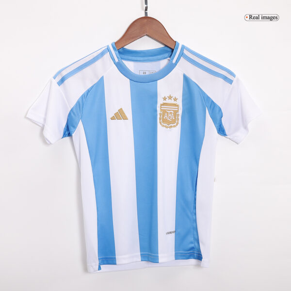 Kids Argentina Home Full Jersey Kit Copa America 2024 - Image 3
