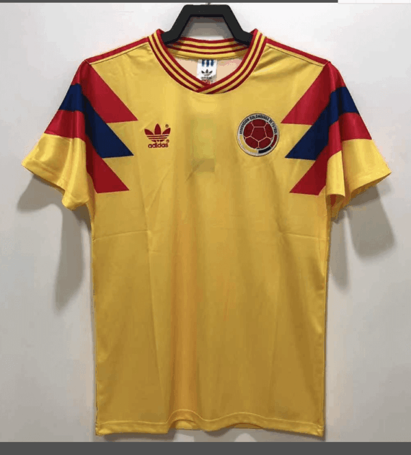 Retro Colombia Home Jersey 1990 - Image 3