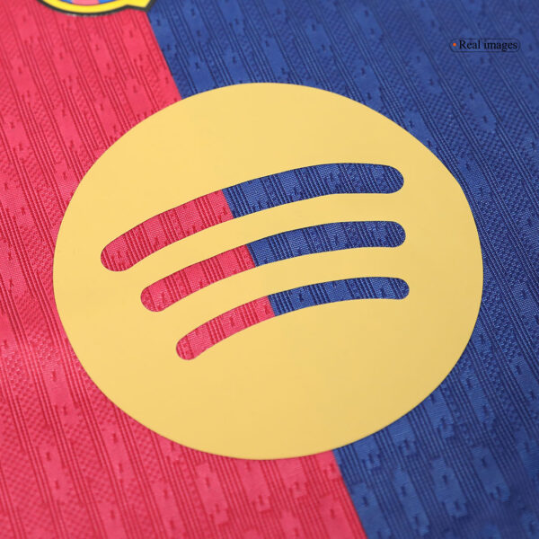 Barcelona 125th Anniversary Spotify Logo Without Text Home Match Jersey 2024/25 - Image 6