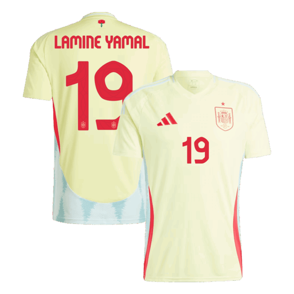 LAMINE YAMAL #19 Spain Away Jersey Euro 2024 - Image 2