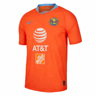 2019 Club America Third Away Orange Soccer Jerseys Shirt