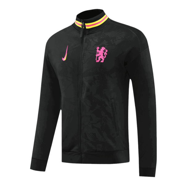 Chelsea Full Zipper Training Jacket Black 2024/25 - Image 2