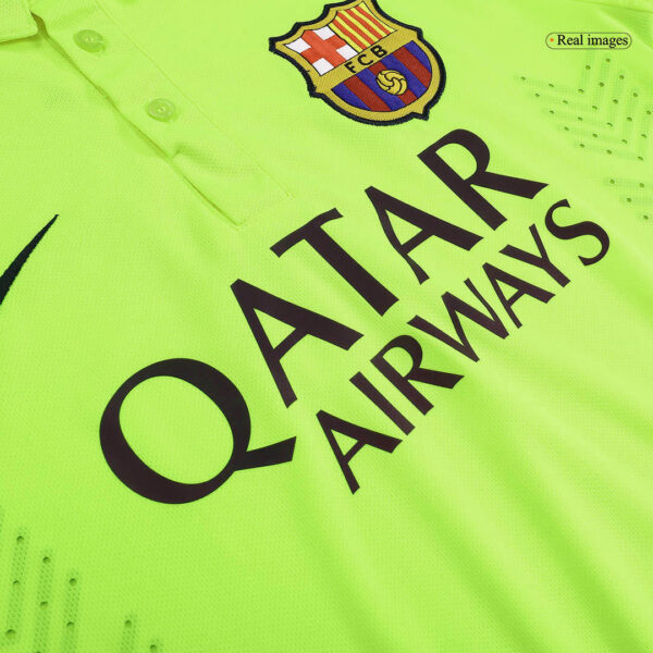 Messi #10 Retro Barcelona Third Jersey 2014/15 - Image 7