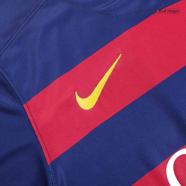 Su??rez #9 Retro Barcelona Home Jersey 2015/16 - Image 7