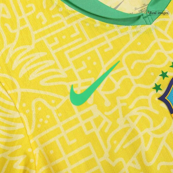 Brazil Home Jersey Player Version Copa America 2024 - Image 9