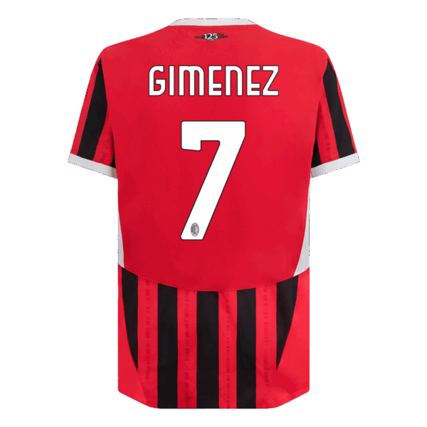 GIMENEZ #7 AC Milan Home Jersey Player Version 2024/25 - Image 3