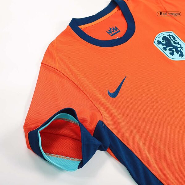 Netherlands Home Whole Kit(Jersey+Shorts+Socks) Euro 2024 - Image 11