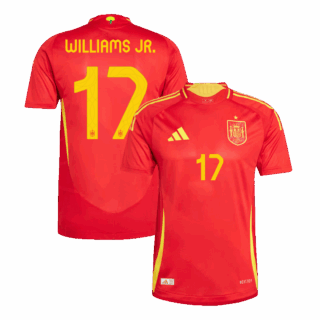 WILLIAMS JR. #17 Spain Home Jersey Player Version Euro 2024