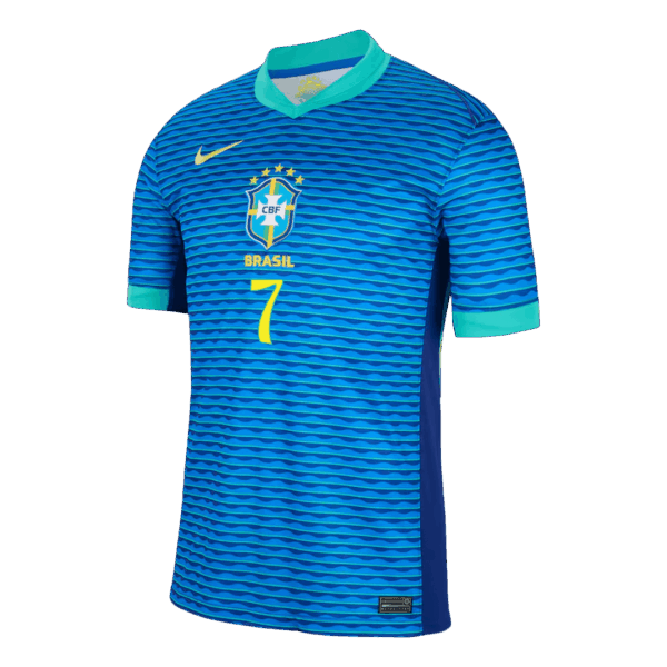 VINI JR. #7 Brazil Away Jersey Copa America 2024 - Image 3