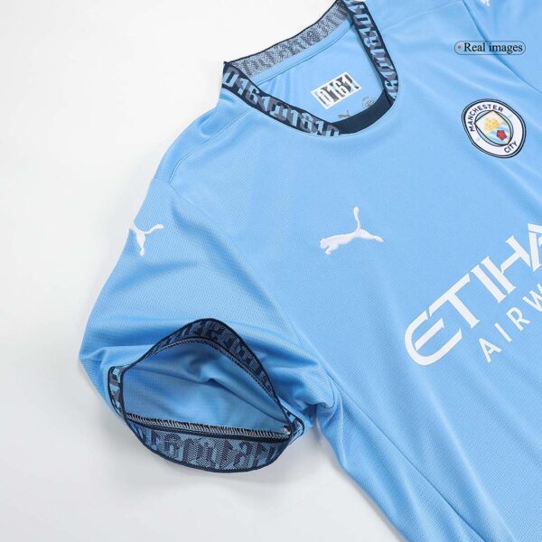 [Super Replica] Manchester City Home Kit(Jersey+Shorts) 2024/25 - Image 8
