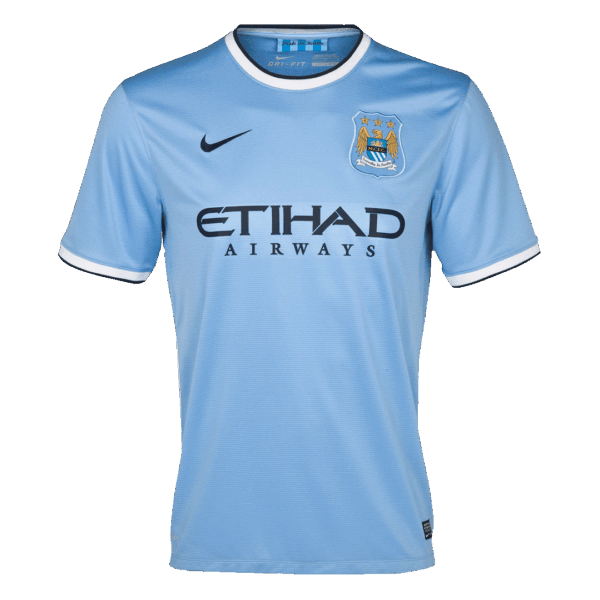 Retro Manchester City Home Jersey 2013/14 - Image 2