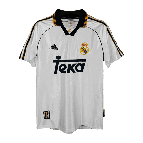 McMANAMAN #8 Retro Real Madrid Home Jersey 1998/00 - Image 5
