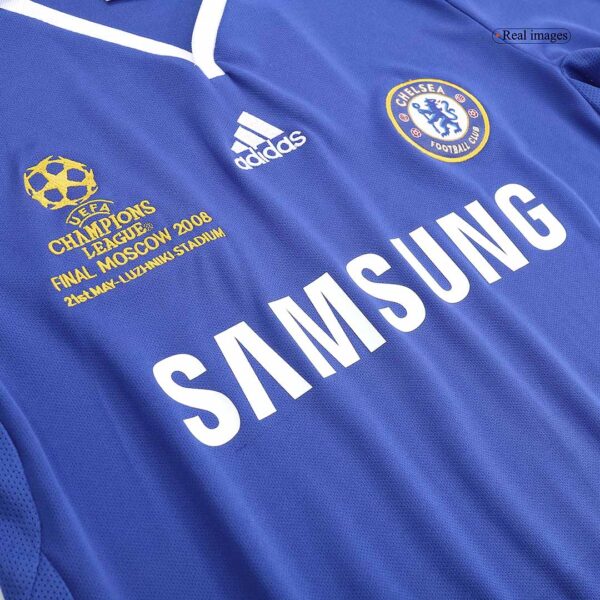 Retro Chelsea UCL Final Home Jersey 2008 - Image 8
