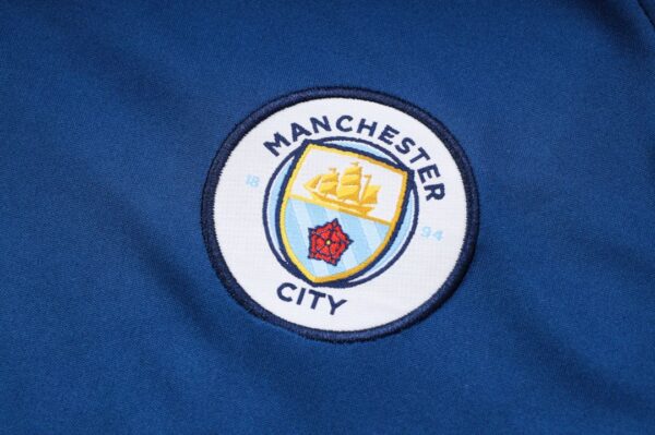 Manchester City Core Polo Shirt Navy 2022/23 - Image 5