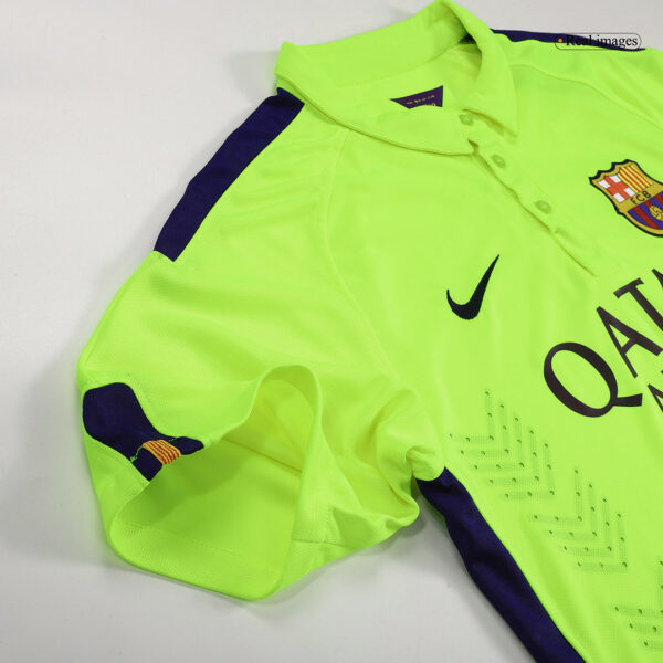 Messi #10 Retro Barcelona Third Jersey 2014/15 - Image 8
