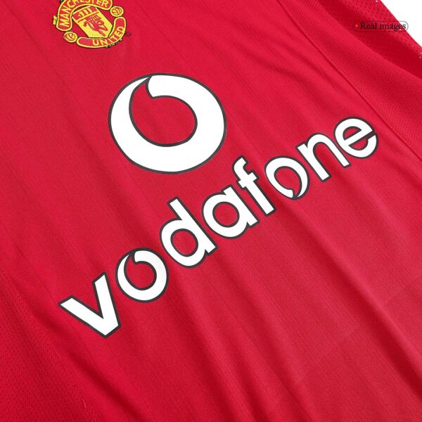 Rooney #8 Retro Manchester United Home Jersey 2005/06 - Image 10