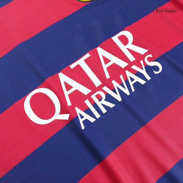 Su??rez #9 Retro Barcelona Home Jersey 2015/16 - Image 8