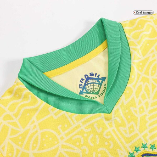 Kids Brazil Home Kit Copa America 2024 - Image 9