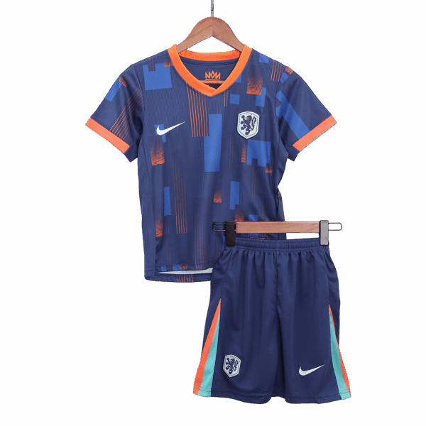 Kids Netherlands Away Jersey Kit Euro 2024 - Image 4