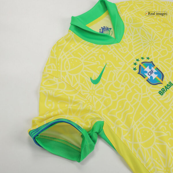 [Super Replica] Brazil Home Kit (Jersey+Shorts) Copa America 2024 - Image 9