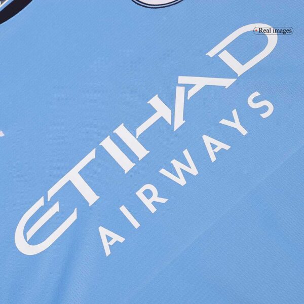 Manchester City Home Long Sleeve Jersey 2024/25 - Image 9