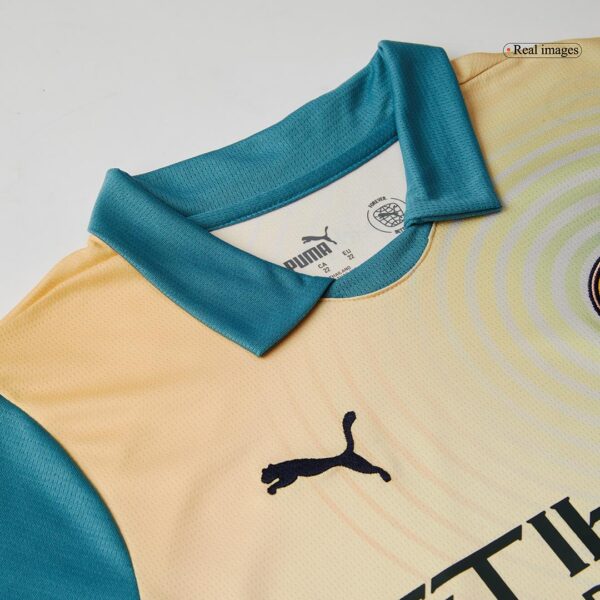 Kids Manchester City Fourth Jersey Kit 2024/25 - Image 8