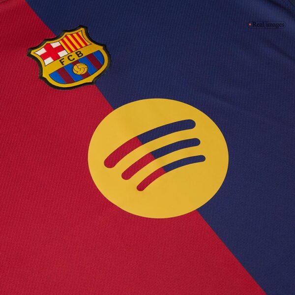 [Super Replica] Barcelona Home Spotify Logo Without Text Jersey 2024/25 - Image 8