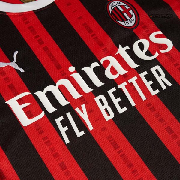 AC Milan Home Long Sleeve Jersey 2024/25 - Image 8