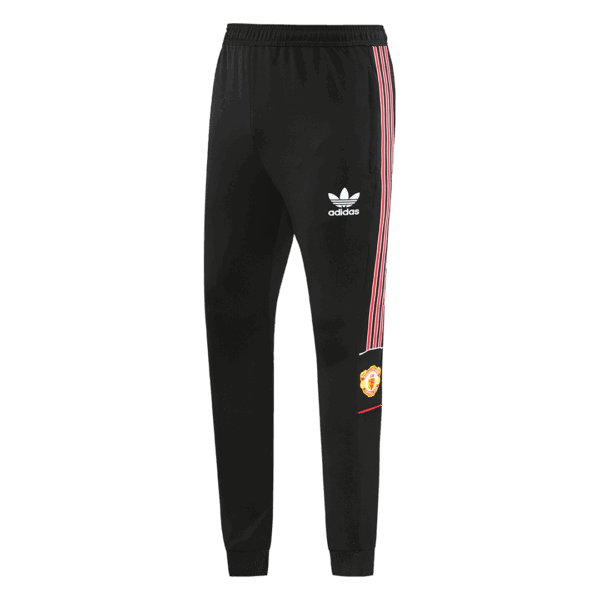 Manchester United Training Kit (Jacket+Pants) Black Replica 2022/23 - Image 8