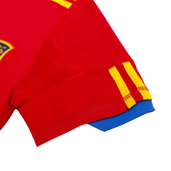 A. INIESTA #6 Retro Spain Home Jersey 2010 - Image 5