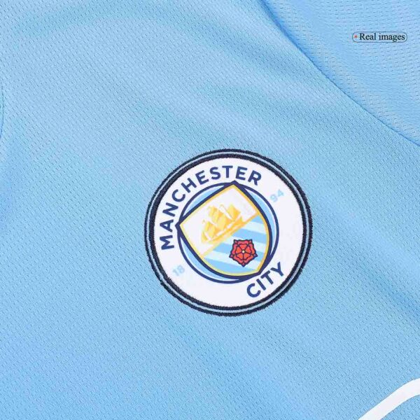 [Super Replica] Manchester City Home Kit(Jersey+Shorts) 2024/25 - Image 5