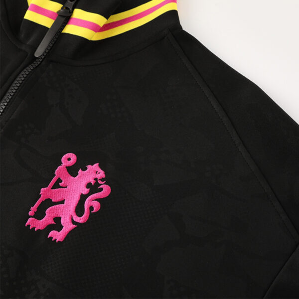 Chelsea Full Zipper Training Kit (Jacket+Pants) Black 2024/25 - Image 9