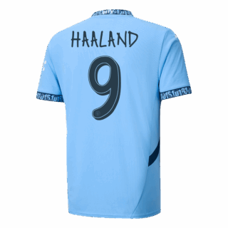 [Super Replica] HAALAND #9 Manchester City Home Jersey 2024/25 - UCL Font