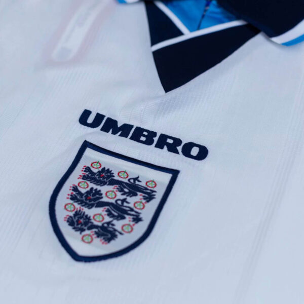 England Retro Jersey Home Euro Cup 1996 - Image 6